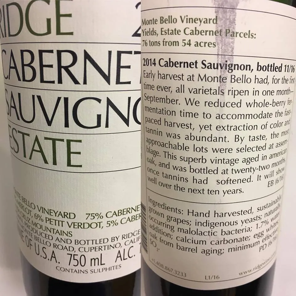 Tα ναι και τα όχι μίας (κύριας) ετικέτας κρασιού